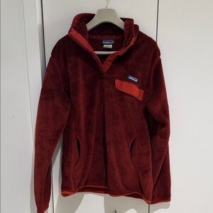 Patagonia Burgundy Fleece Jacket